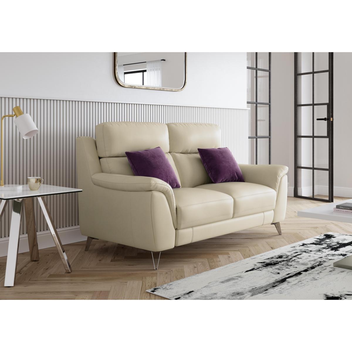 Contempo 2 Seater Leather Sofa – image 2