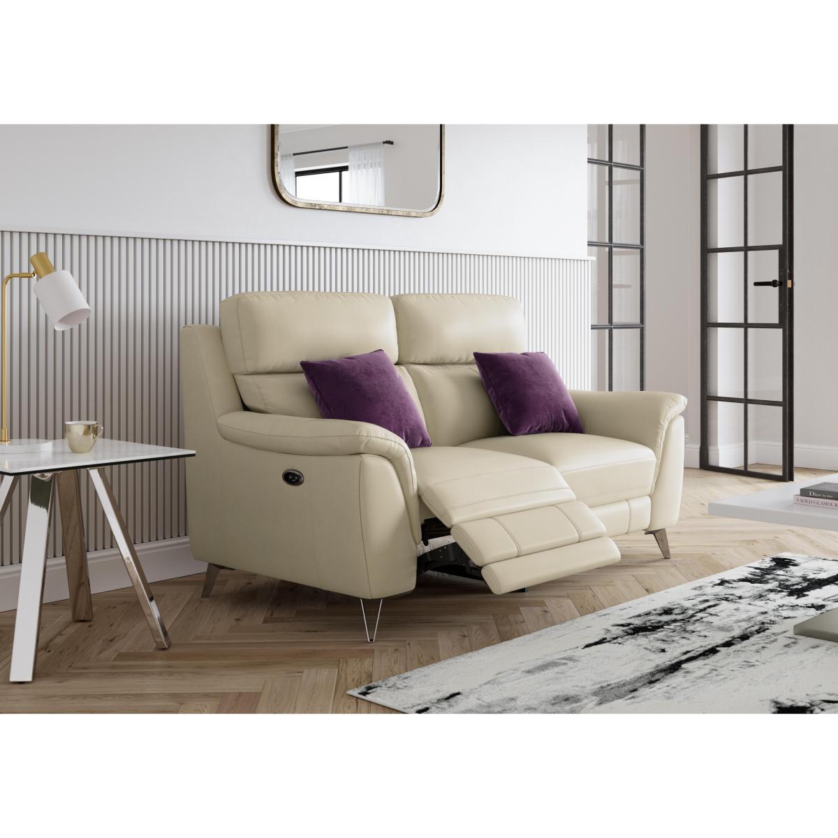 Contempo 2 Seater Leather Sofa – image 3