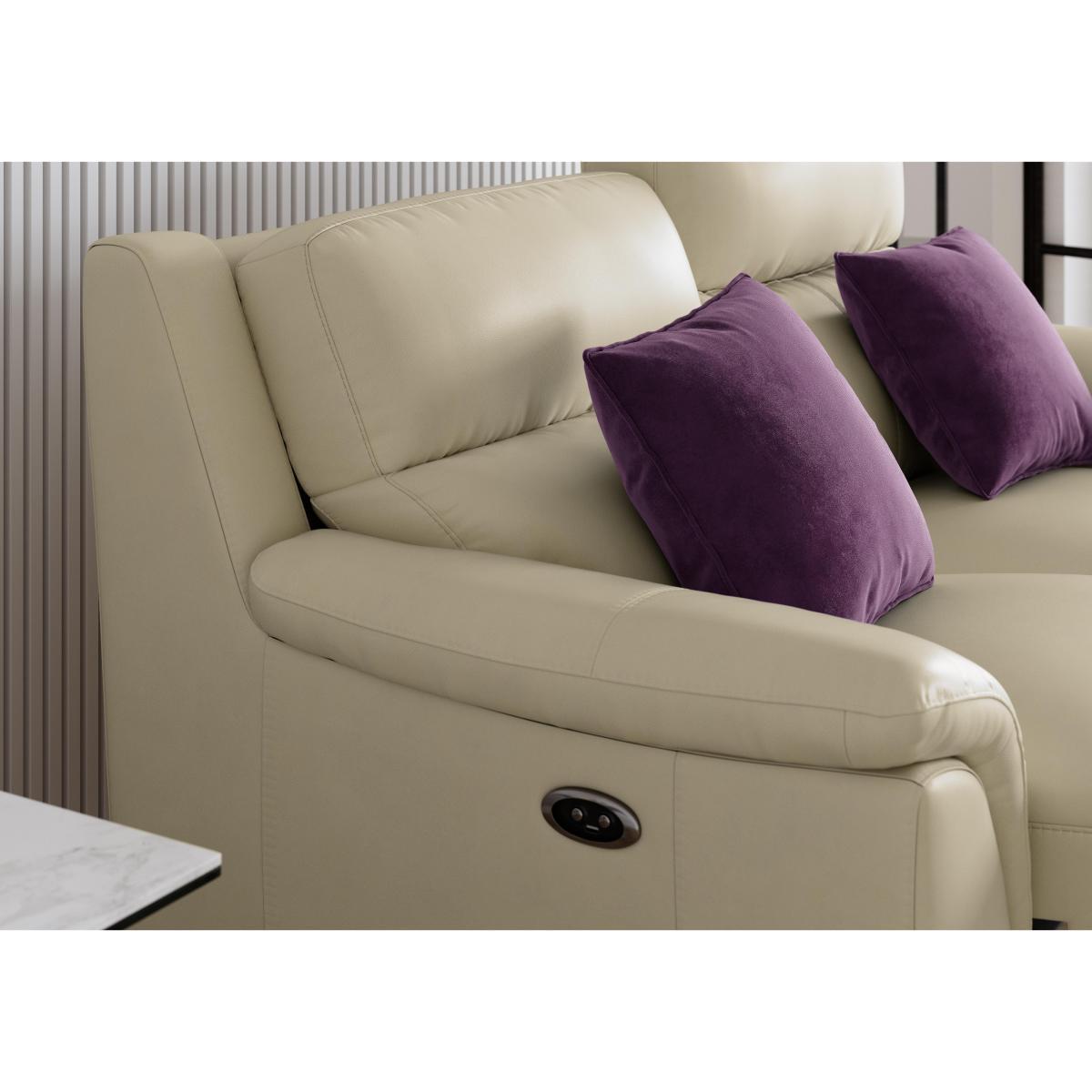 Contempo 2 Seater Leather Sofa – image 4
