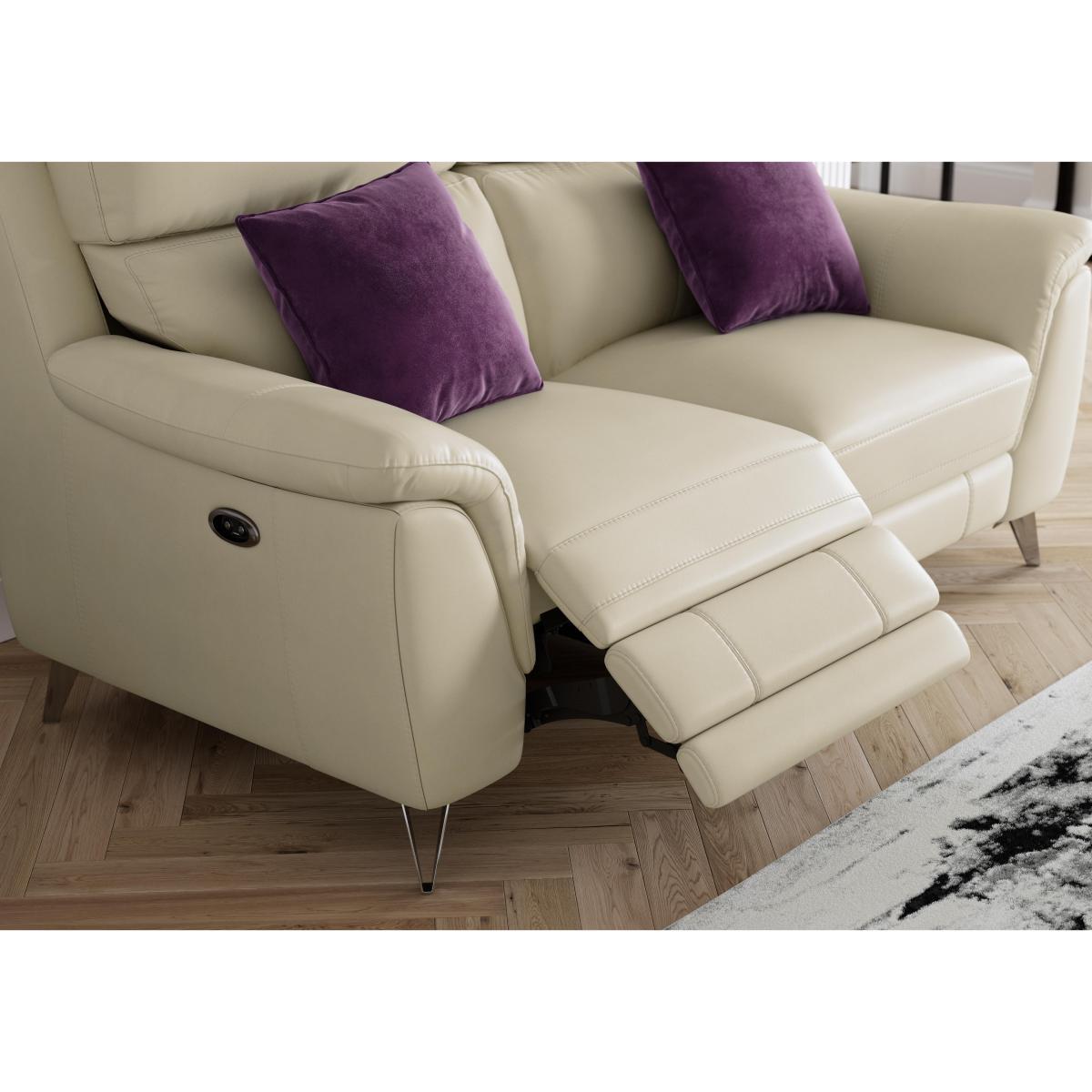 Contempo 2 Seater Leather Sofa – image 5