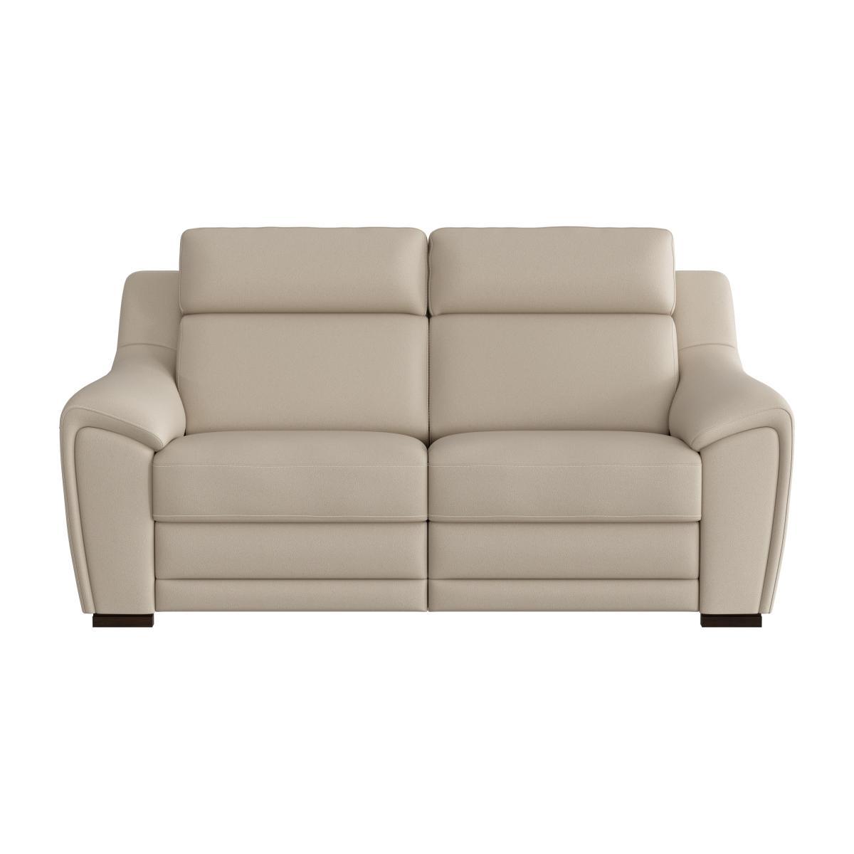 Nicoletti - Tosca 2.5 Seater Leather Power Sofa - Grey – image 1