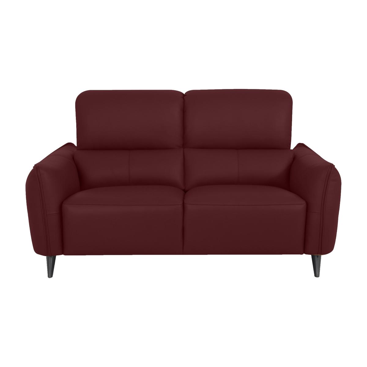 Domicil - Maddox 2.5 Seater Leather Sofa - Burgundy – image 1