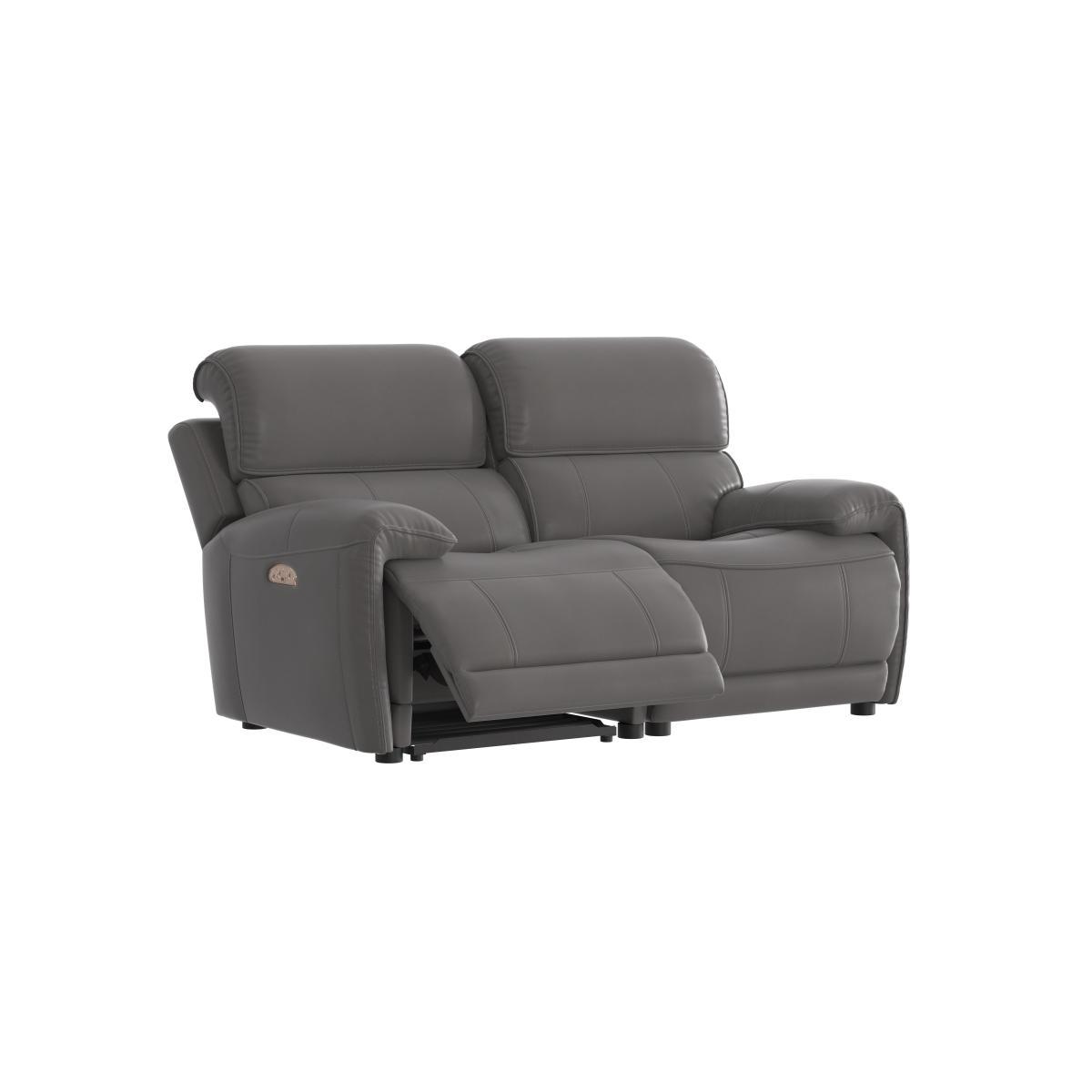 Link 2 Seater Leather Power Recliner Sofa with Power Headrests – image 6