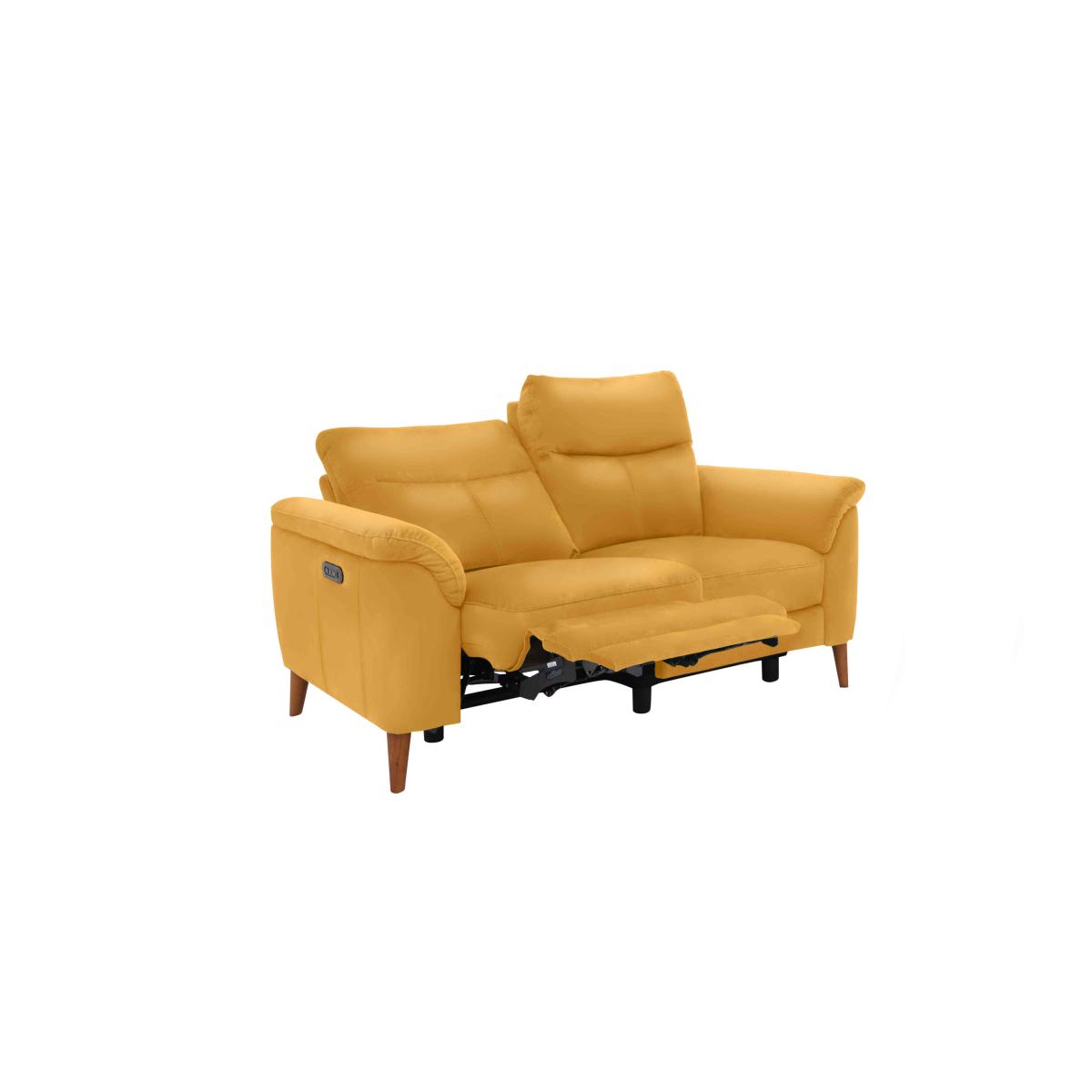 Morgan 2 Seater Leather Sofa - Black – image 5
