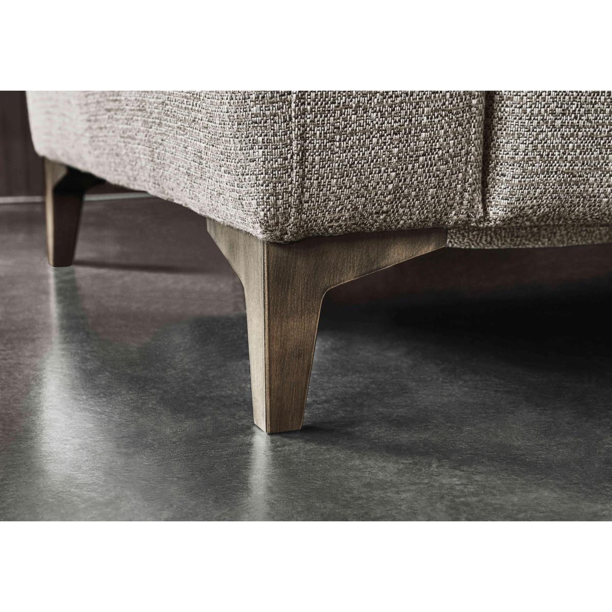 G Plan - Arlo 2 Seater Fabric Sofa - No Recliner - Waffle Smoke with Ebony Feet – image 8