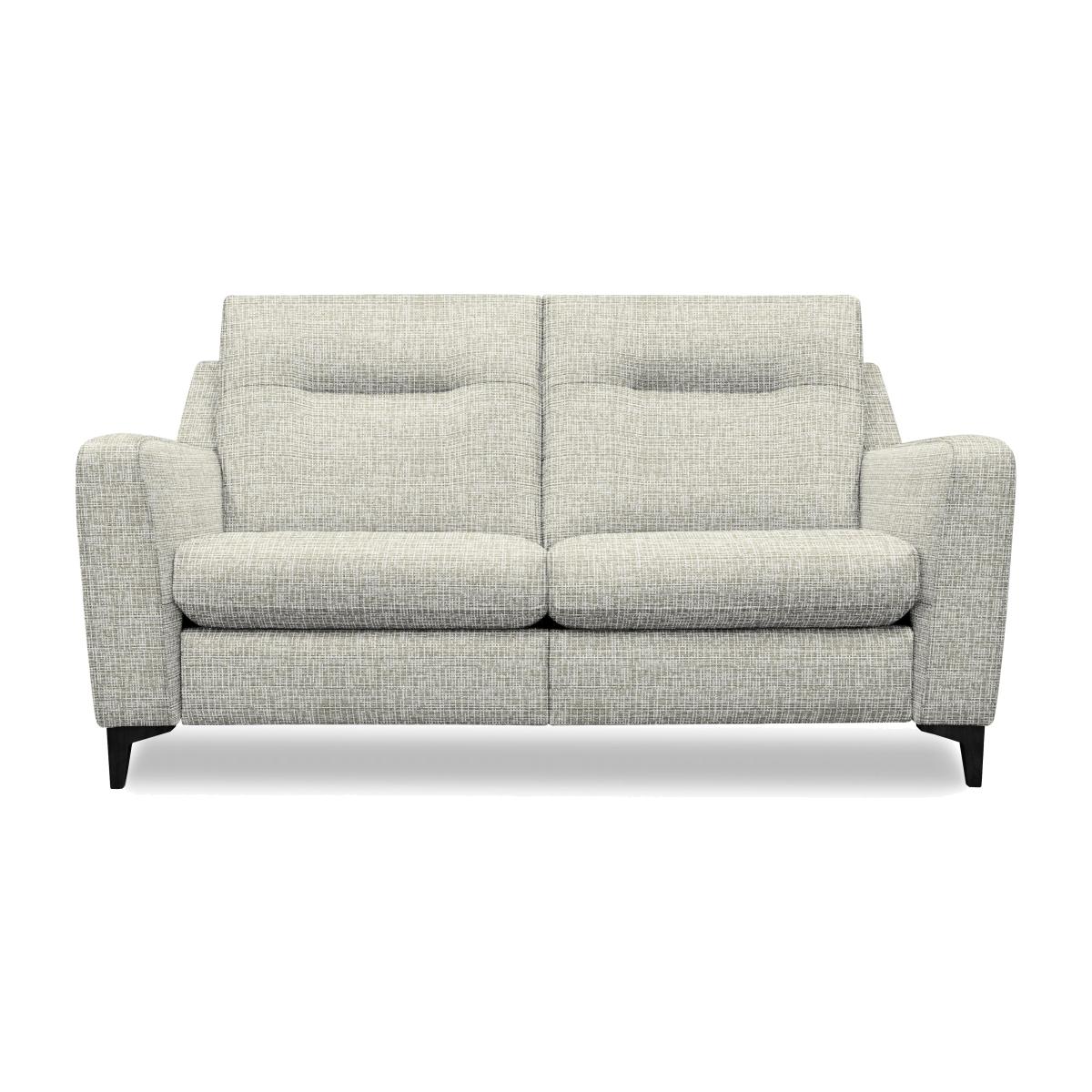 G Plan - Arlo 2 Seater Fabric Sofa - No Recliner - Waffle Smoke with Ebony Feet – image 1