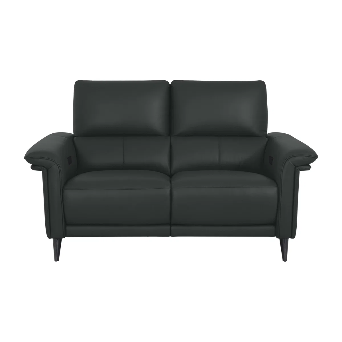 Domicil - Huxley 2 Seater Leather Power Recliner Sofa with Telescopic Headrests - NN Shale Grey – image 1