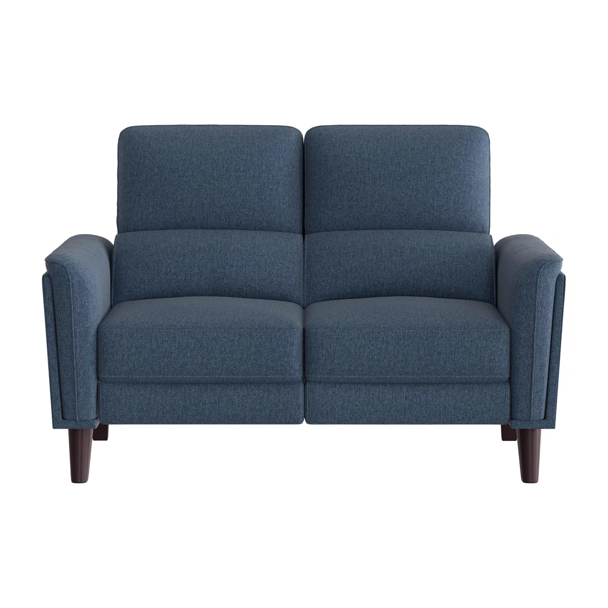 Compact Collection Klein 2 Seater Fabric Power Recliner Sofa with Telescopic Headrests - R38 Blue – image 1