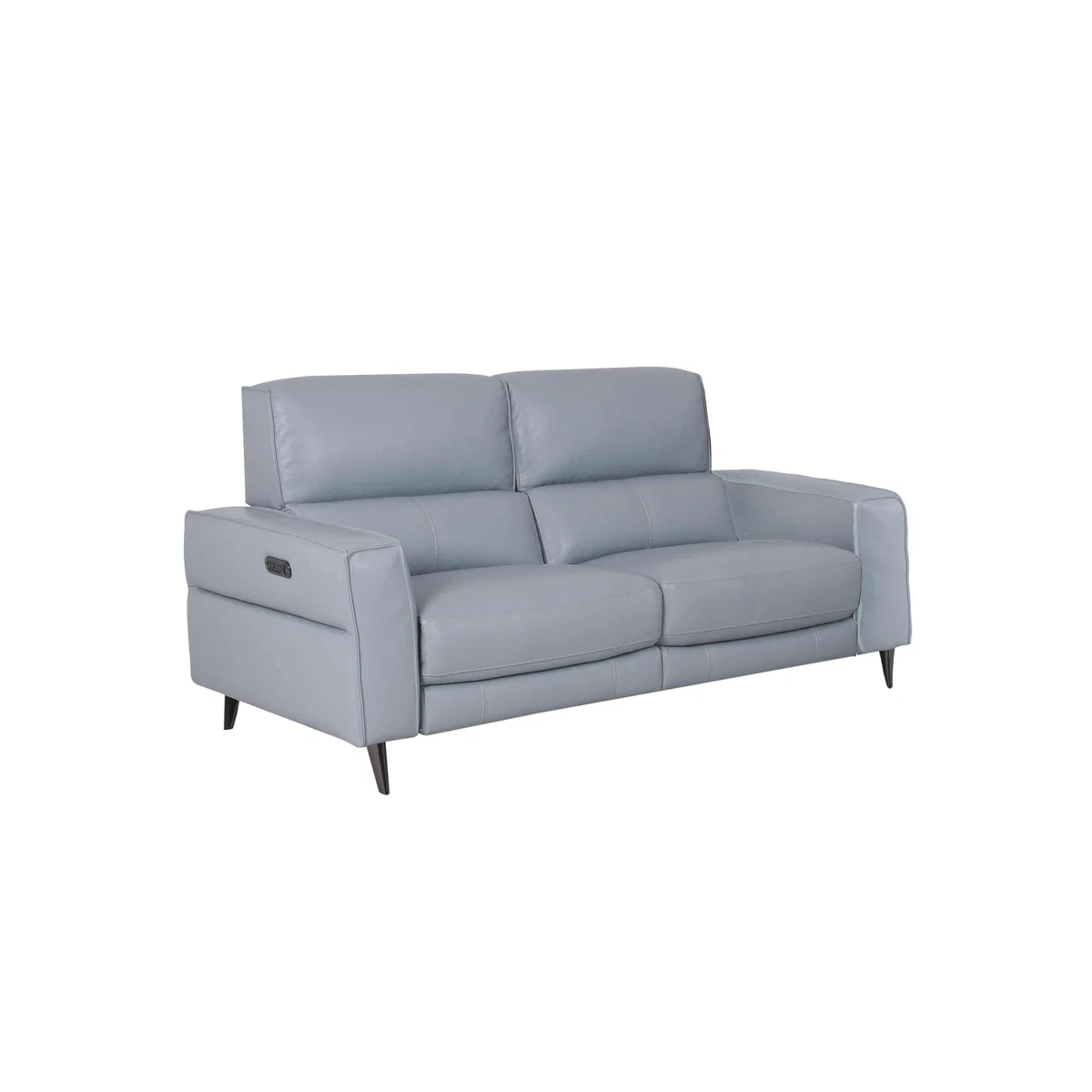 Axel 2 Seater BV Leather Sofa - Dapple Grey – image 2