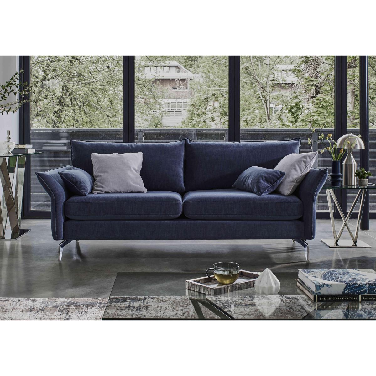 Skylar 2 Seater Fabric Sofa - Brown – image 2
