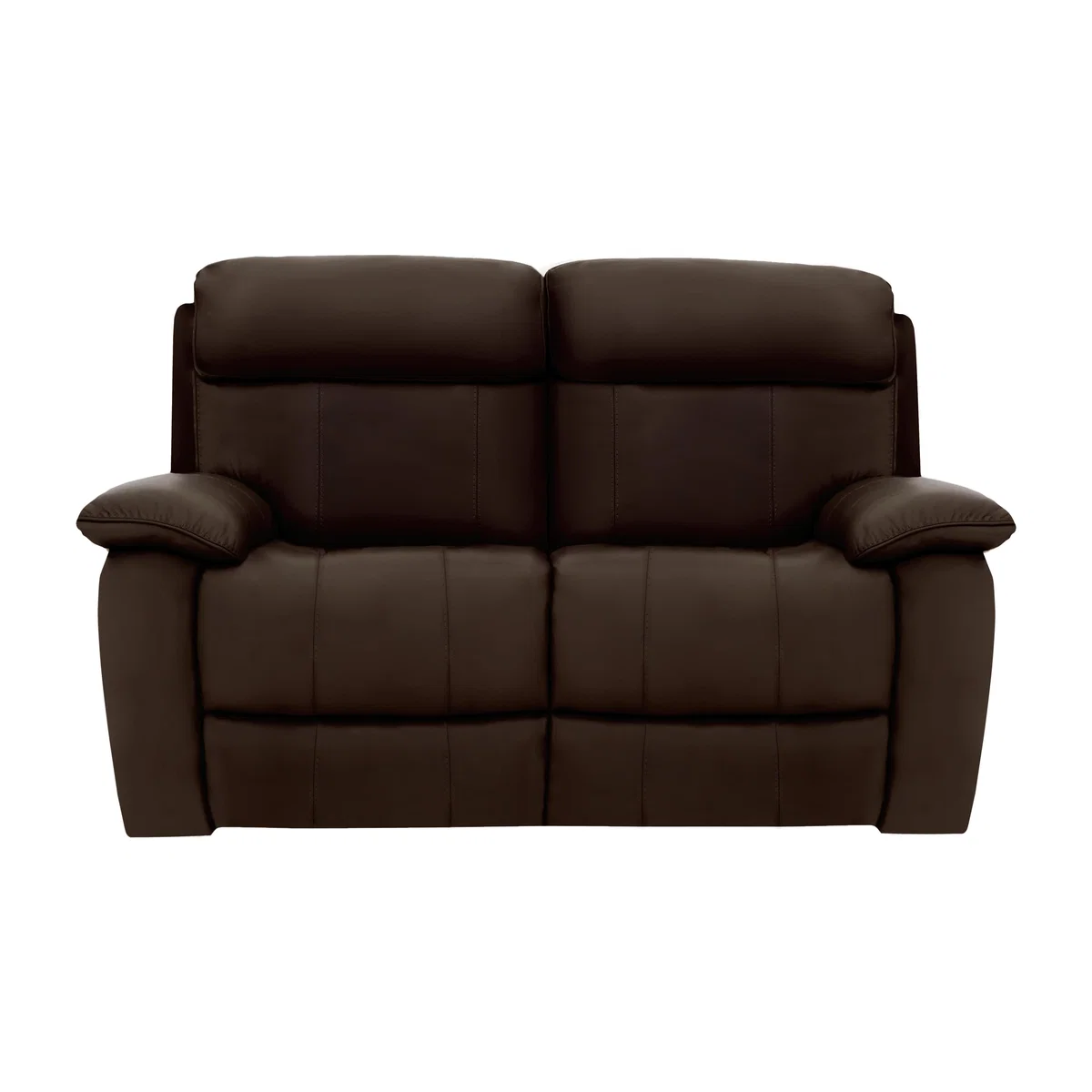 Moreno 2 Seater Leather Sofa - Brown- World of Leather – image 1
