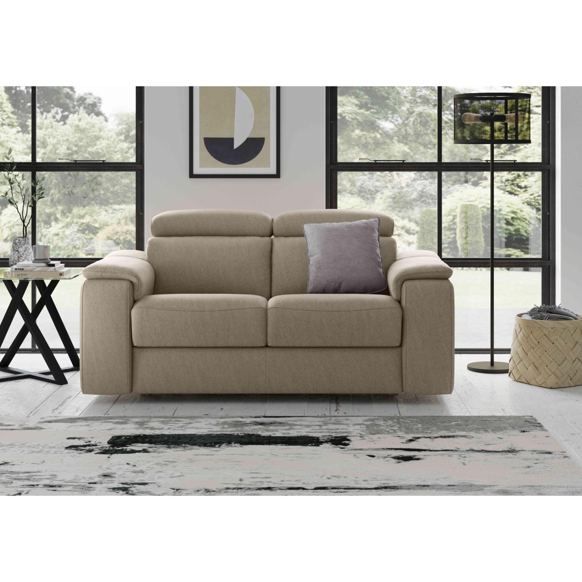 Nicoletti - Davide 2 Seater Fabric Sofa - Grey – image 2