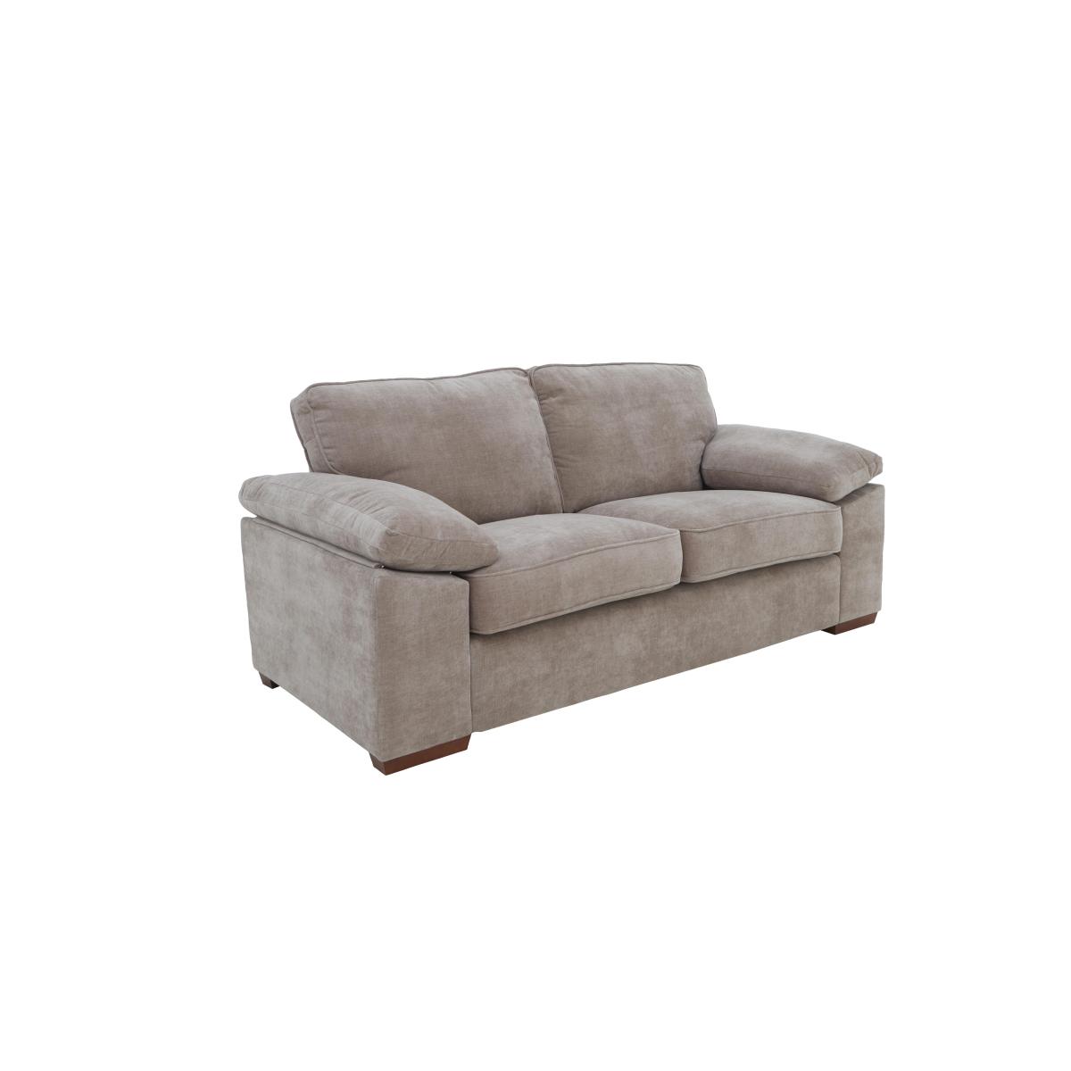 Home 2 Seater Fabric Sofa - Brown – image 2
