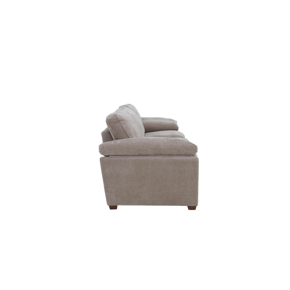 Home 2 Seater Fabric Sofa - Brown – image 3