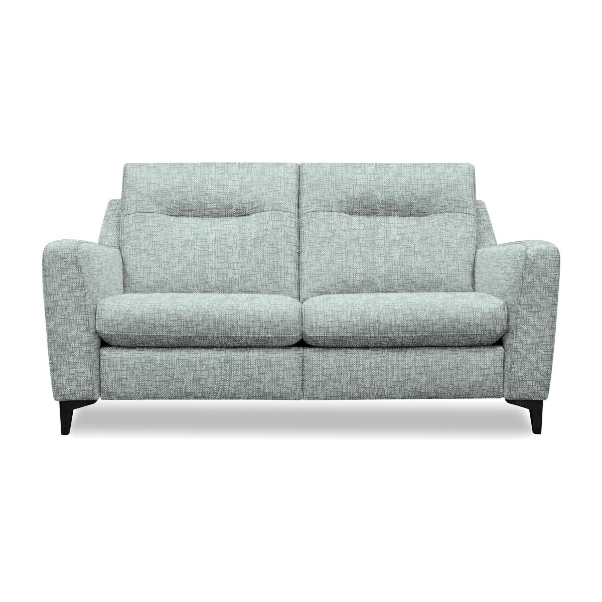 G Plan - Arlo 2 Seater Fabric Sofa - No Recliner - Remco Light Grey with Ebony Feet – image 1