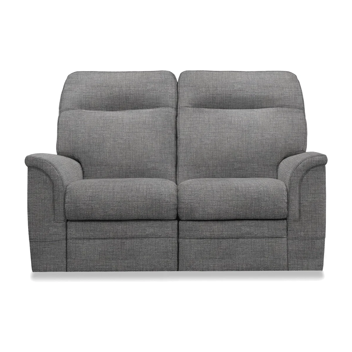 Parker Knoll - Hudson 23 Fabric 2 Seater Power Recliner Sofa with Headrests and Power Lumbar - Pewter – image 1