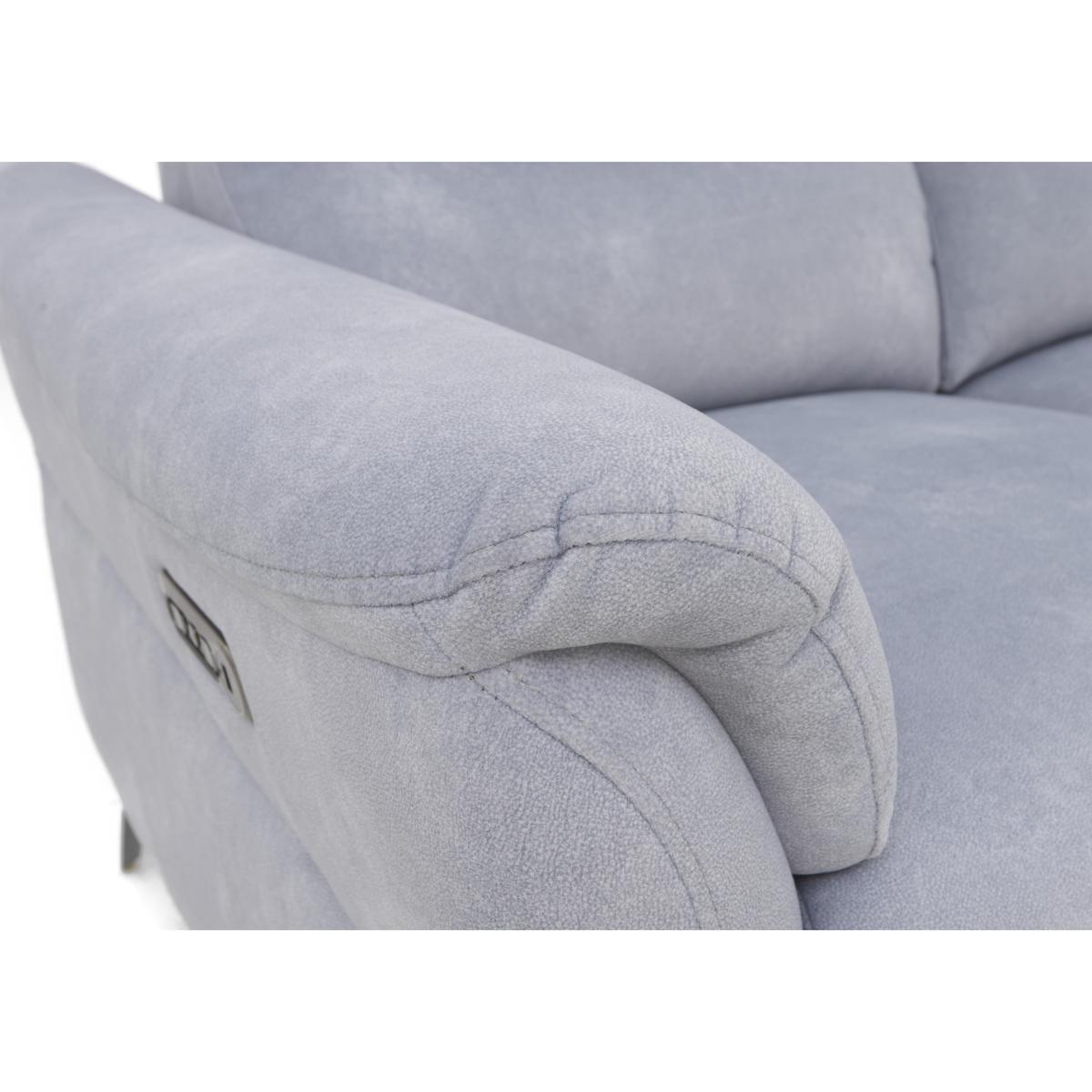 Daytona 2 Seater Fabric Power Recliner Sofa - Heritage Saffron – image 2