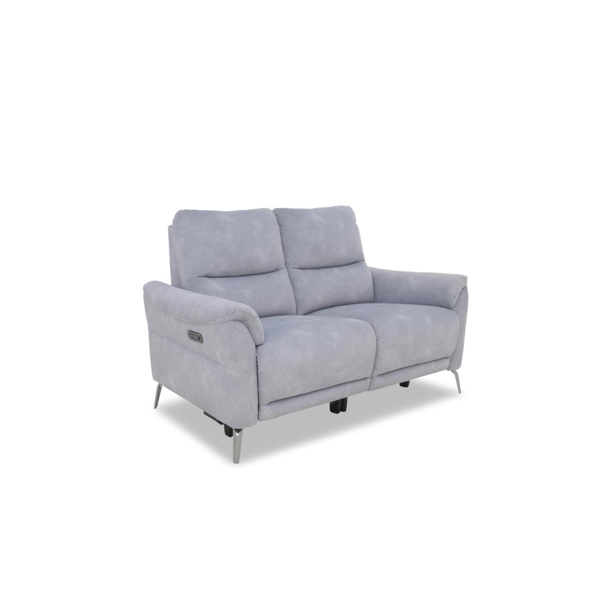 Daytona 2 Seater Fabric Power Recliner Sofa - Heritage Saffron – image 5