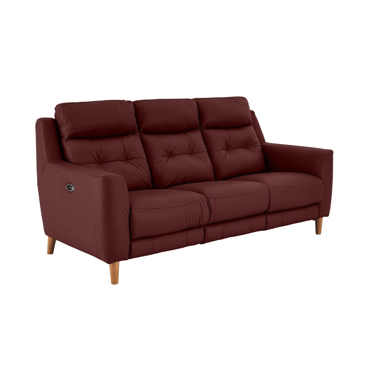 Bijoux 3 Seater Leather Sofa- World of Leather – image 6