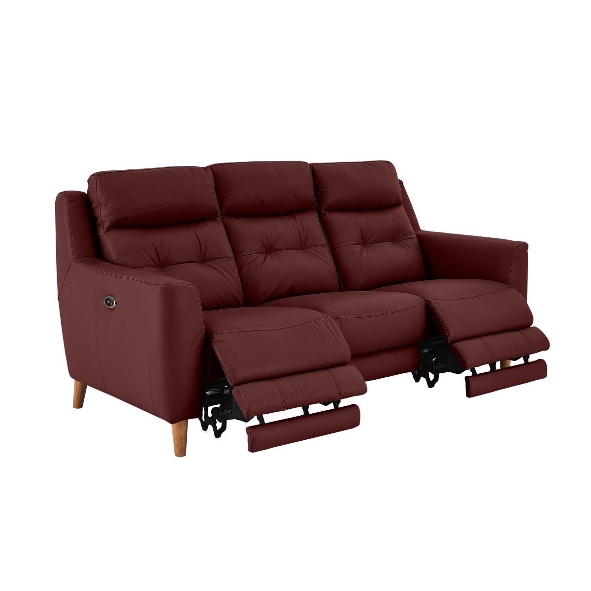 Bijoux 3 Seater Leather Sofa- World of Leather – image 7