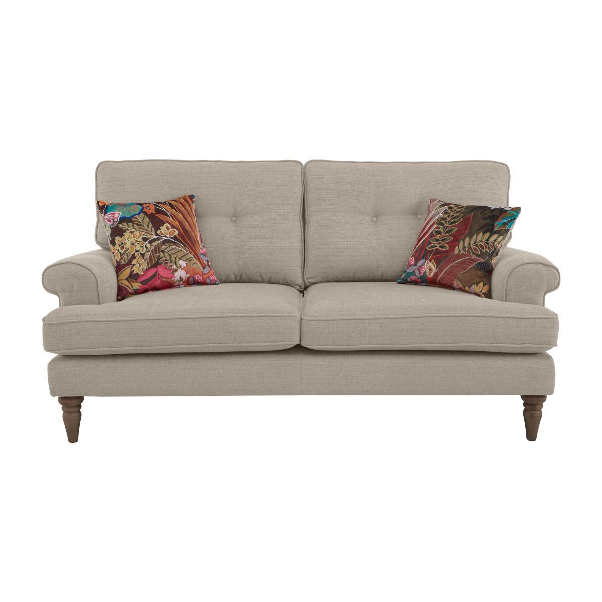 The Botanical Collection Paradiso 2 Seater Fabric Patterned Sofa - Grey – image 1