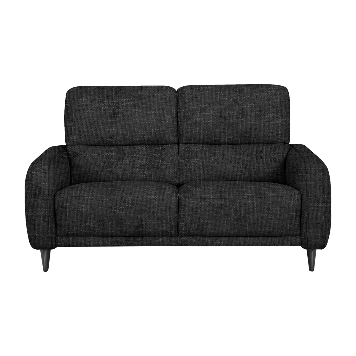Domicil - Logan 2.5 Seater Fabric Sofa - Black Mica – image 1