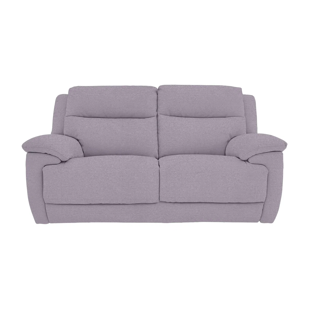 Touch 2 Seater Heavy Duty Fabric Manual Recliner Sofa - Purple – image 1