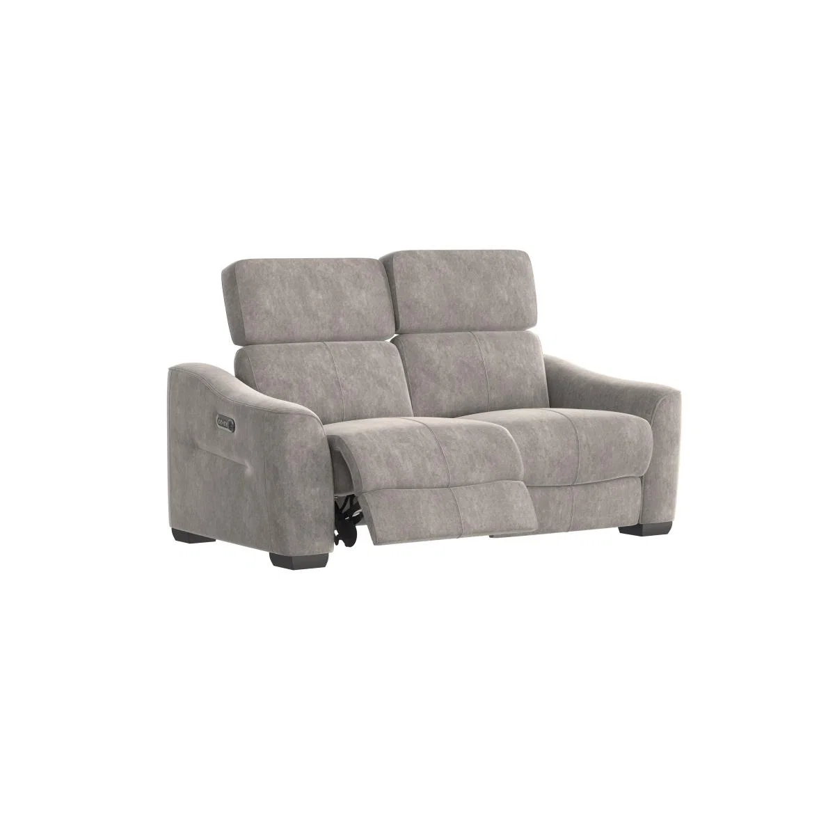 Xavier 2 Seater Fabric Recliner Sofa with Power Headrests – image 2