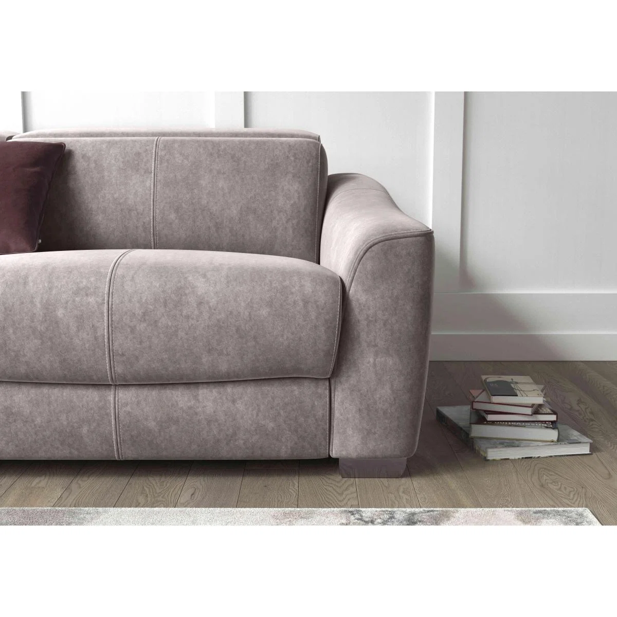 Xavier 2 Seater Fabric Recliner Sofa with Power Headrests – image 4