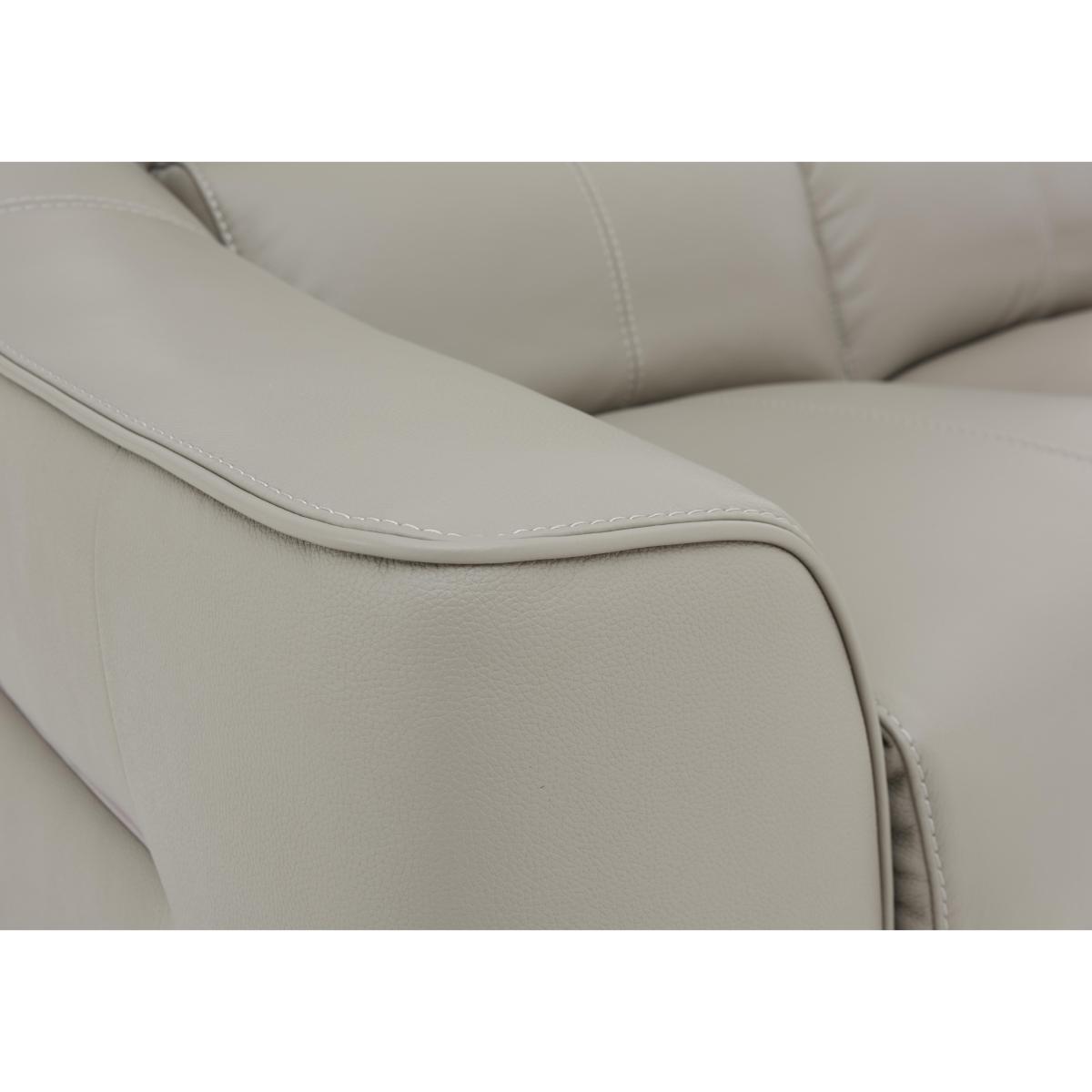 Elixir 2 Seater NCLeather Sofa With Manual Recliner - Pearl Blue – image 10