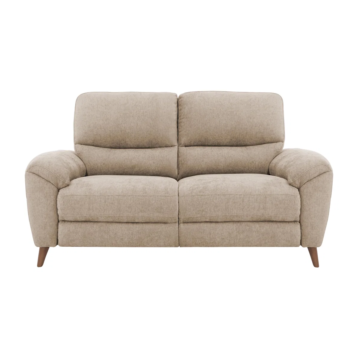 Silverstone 2 Seater Fabric Power Recliner Sofa - Beige