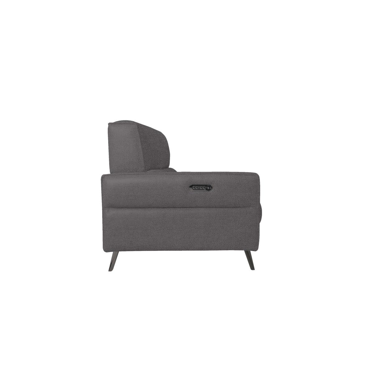 Axel 2 Seater Fabric Power Recliner Sofa - R16 Charcoal – image 3