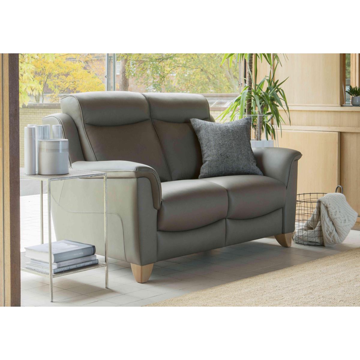 Parker Knoll - Manhattan 2 Seater Leather Power Recliner Sofa – image 2