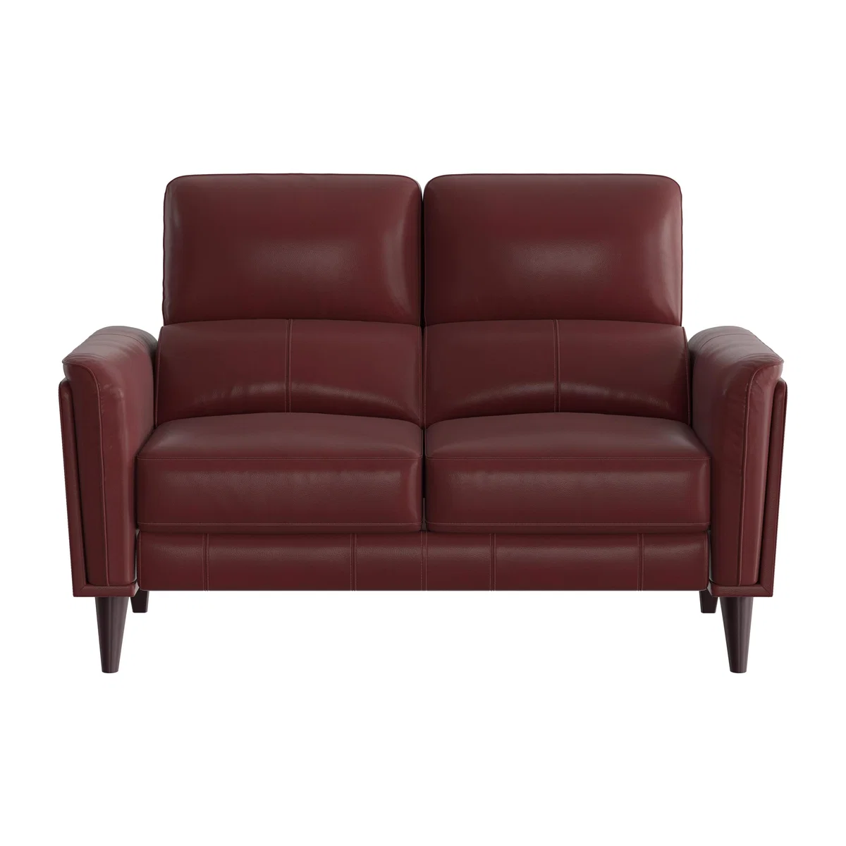 Compact Collection Klein 2 Seater NC Leather Sofa - NC Deep Red – image 1