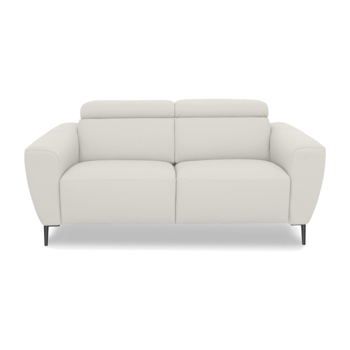 Nicoletti Italia - Milano 2 Seater Leather Power Recliner Sofa - Dali Bianco – image 1