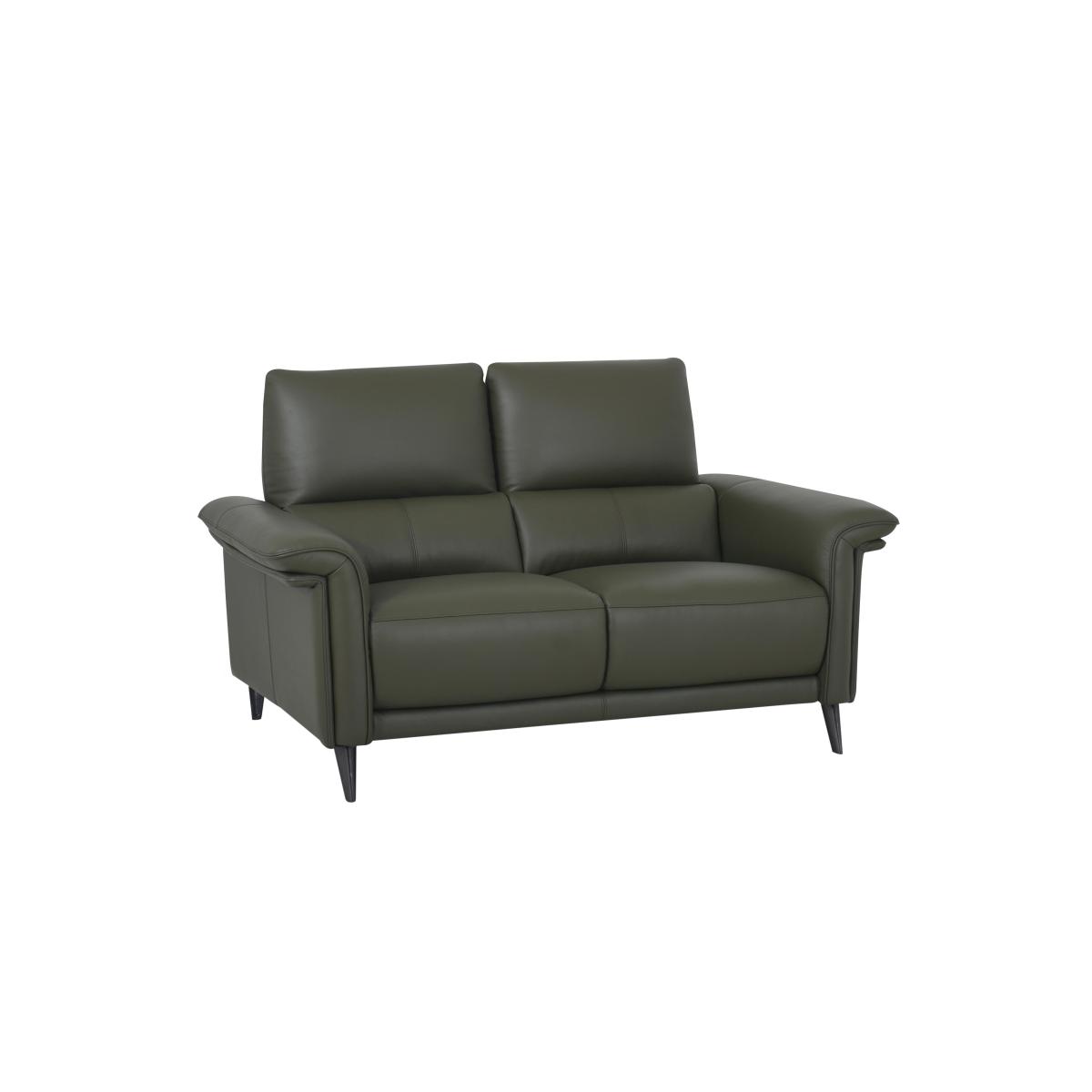 Domicil - Huxley 2 Seater Leather Sofa - NN Light Grey – image 2