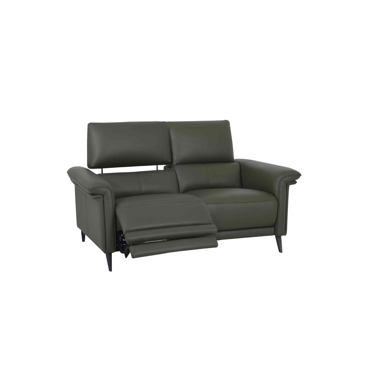 Domicil - Huxley 2 Seater Leather Sofa - NN Light Grey – image 3