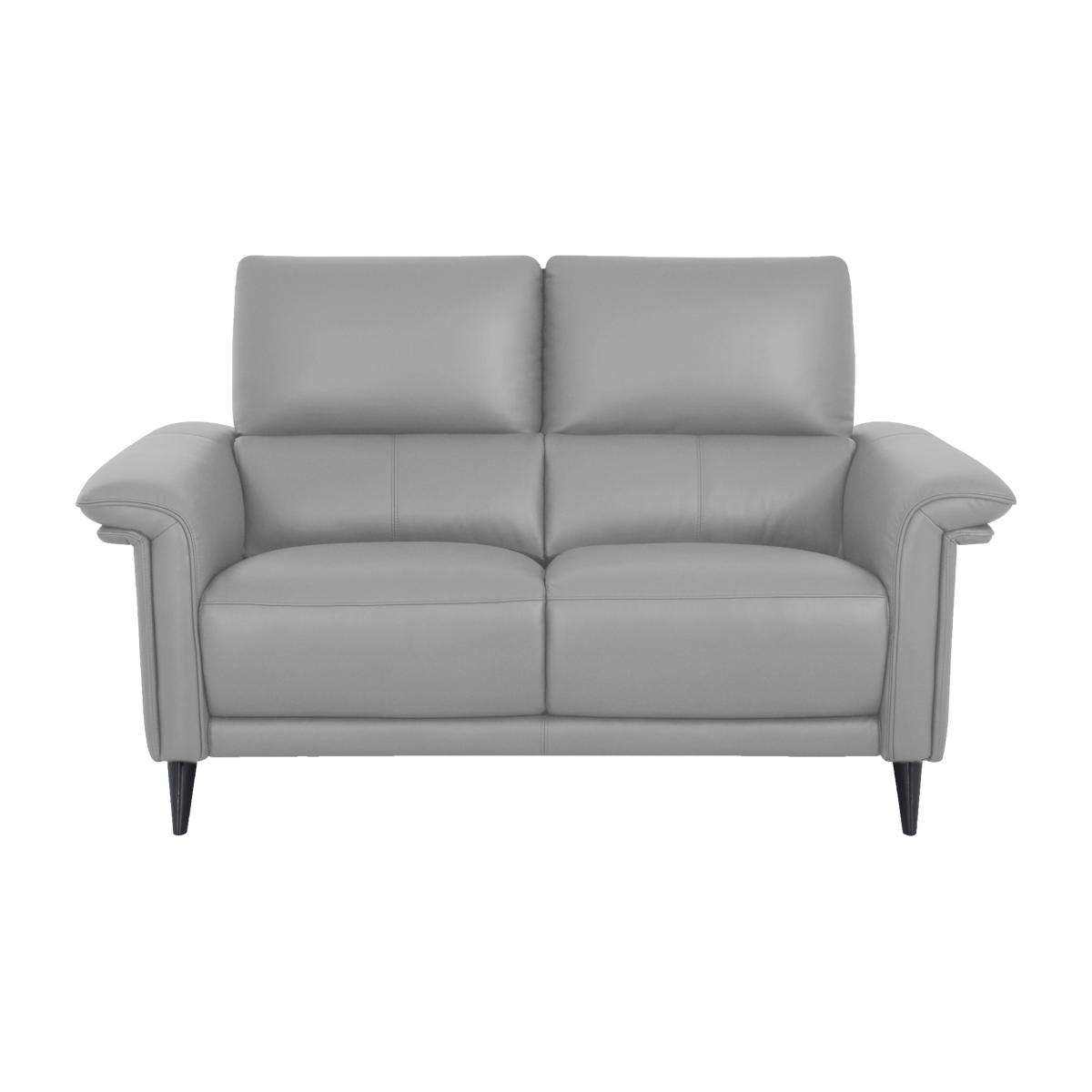 Domicil - Huxley 2 Seater Leather Sofa - NN Light Grey – image 1