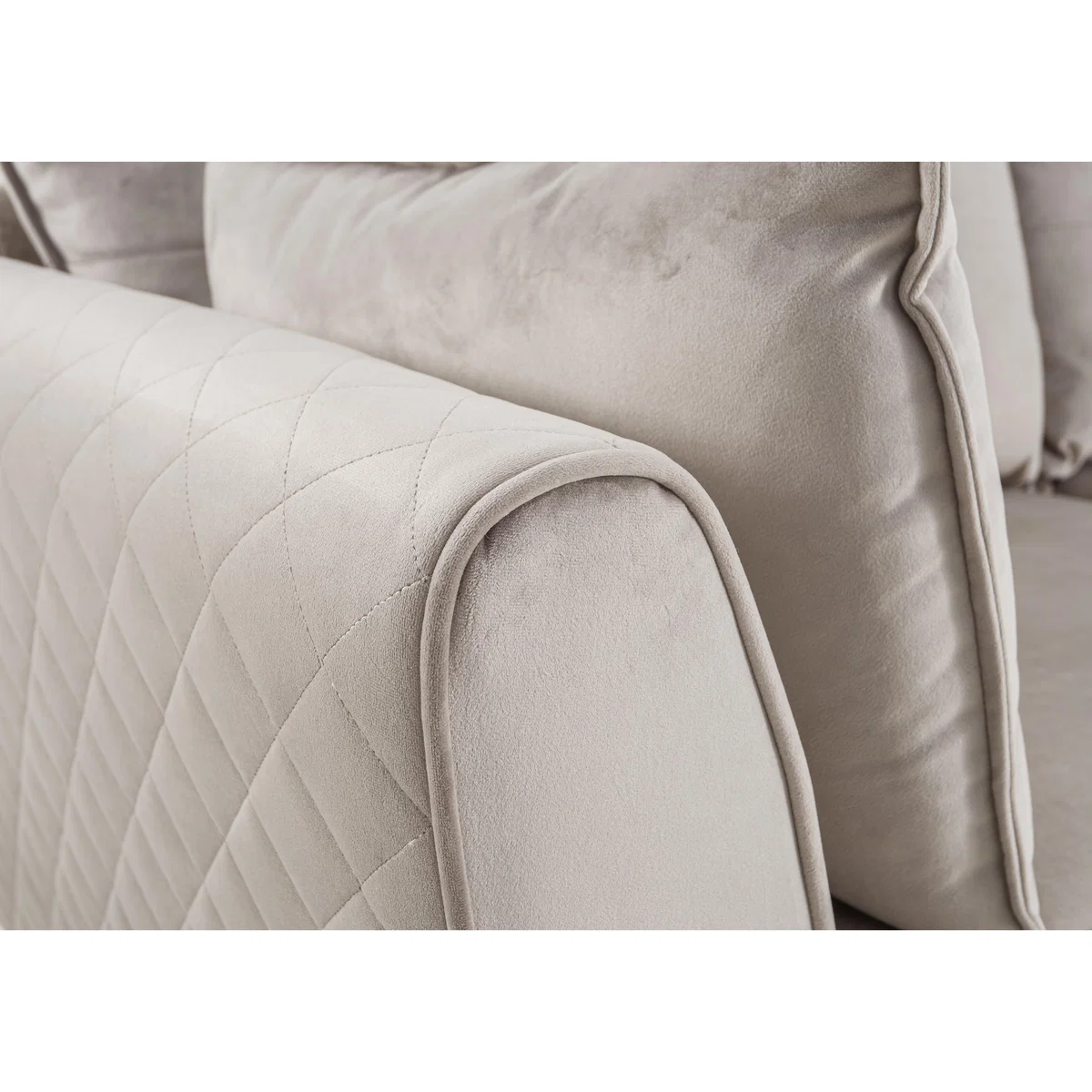 Celestia 2 Seater Fabric Sofa - Black – image 3