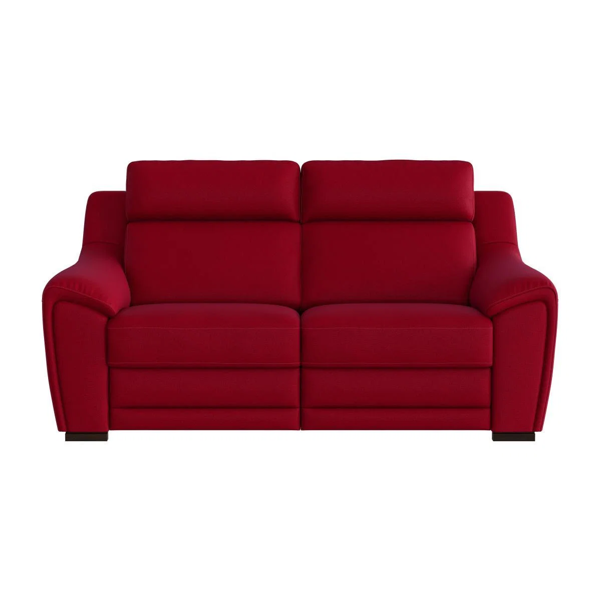 Nicoletti - Tosca 2.5 Seater Fabric Power Recliner Sofa - Red – image 1