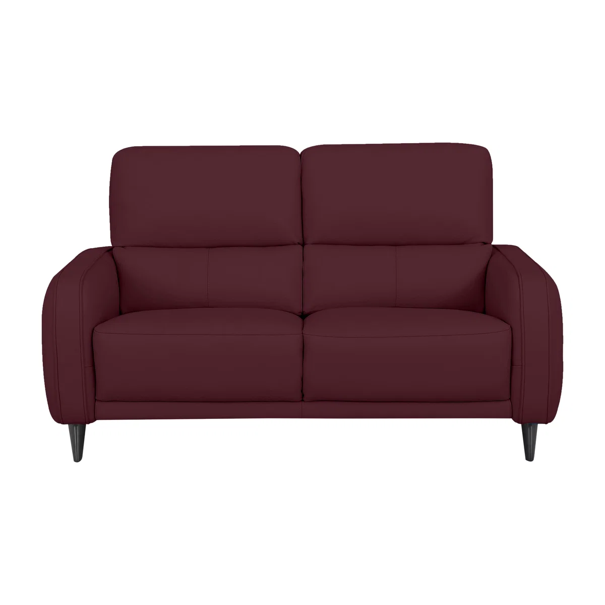 Domicil - Logan 2.5 Seater Leather Sofa - NP Ruby – image 1
