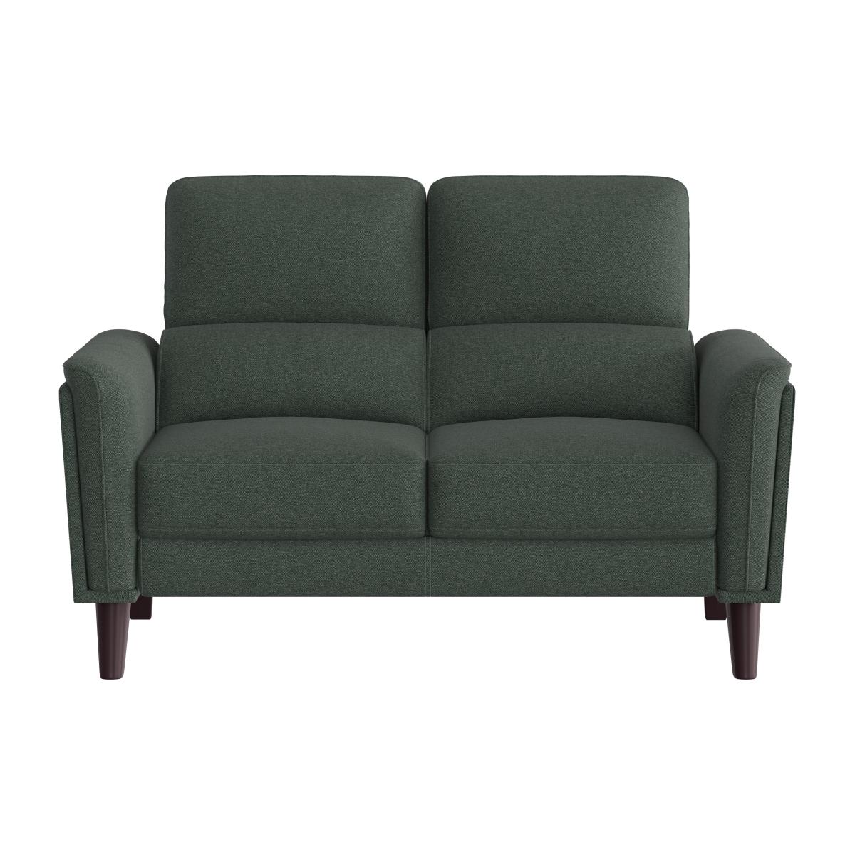 Compact Collection Klein 2 Seater Fabric Sofa - Moss Green – image 1