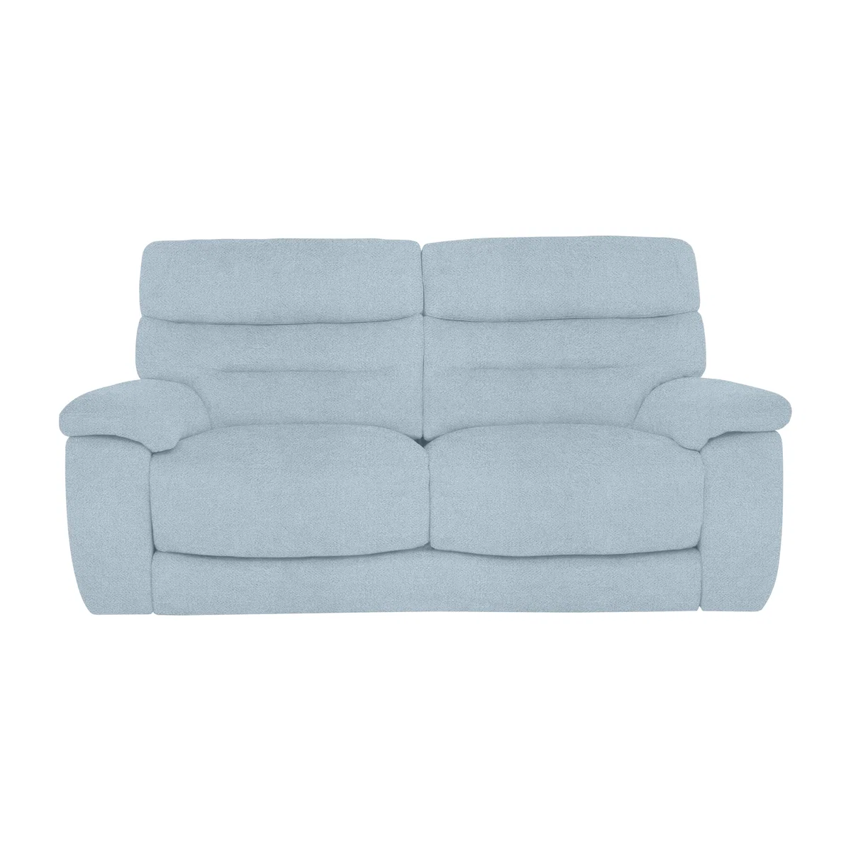 Comfort Story - Nimbus 2 Seater Fabric Sofa with Power Recliner - Baby Blue – image 1
