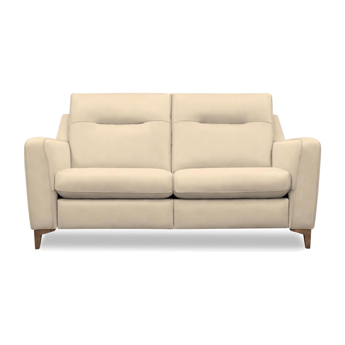 G Plan - Arlo 2 Seater Fabric Power Recliner Sofa - Stingray Linen with Walnut Feet – image 1