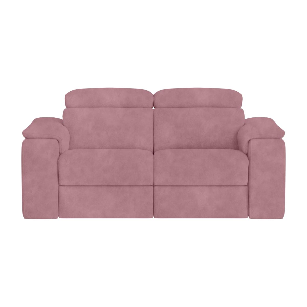 Nicoletti Italia - Davide 2 Seater Fabric Power Recliner Sofa - Selma Rosa – image 1