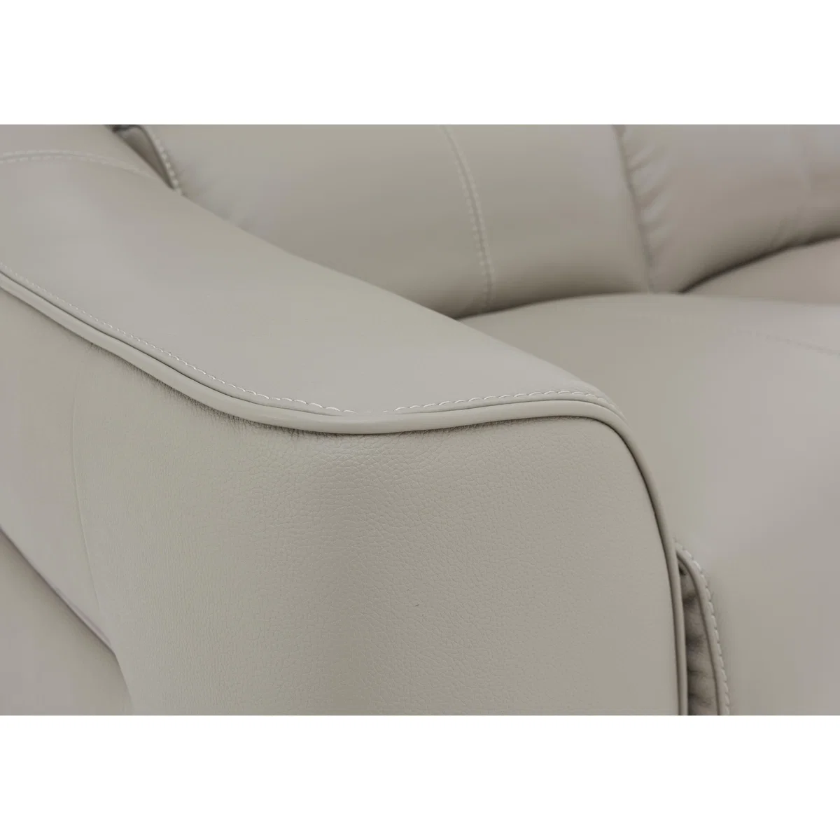 Elixir 2 Seater NC Leather Sofa with Power Recliner - Pearl Blue – image 10