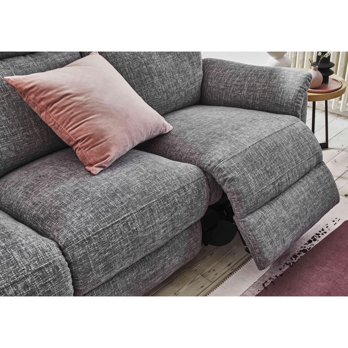 Orlando 3 Seater Fabric Sofa - Grey – image 5