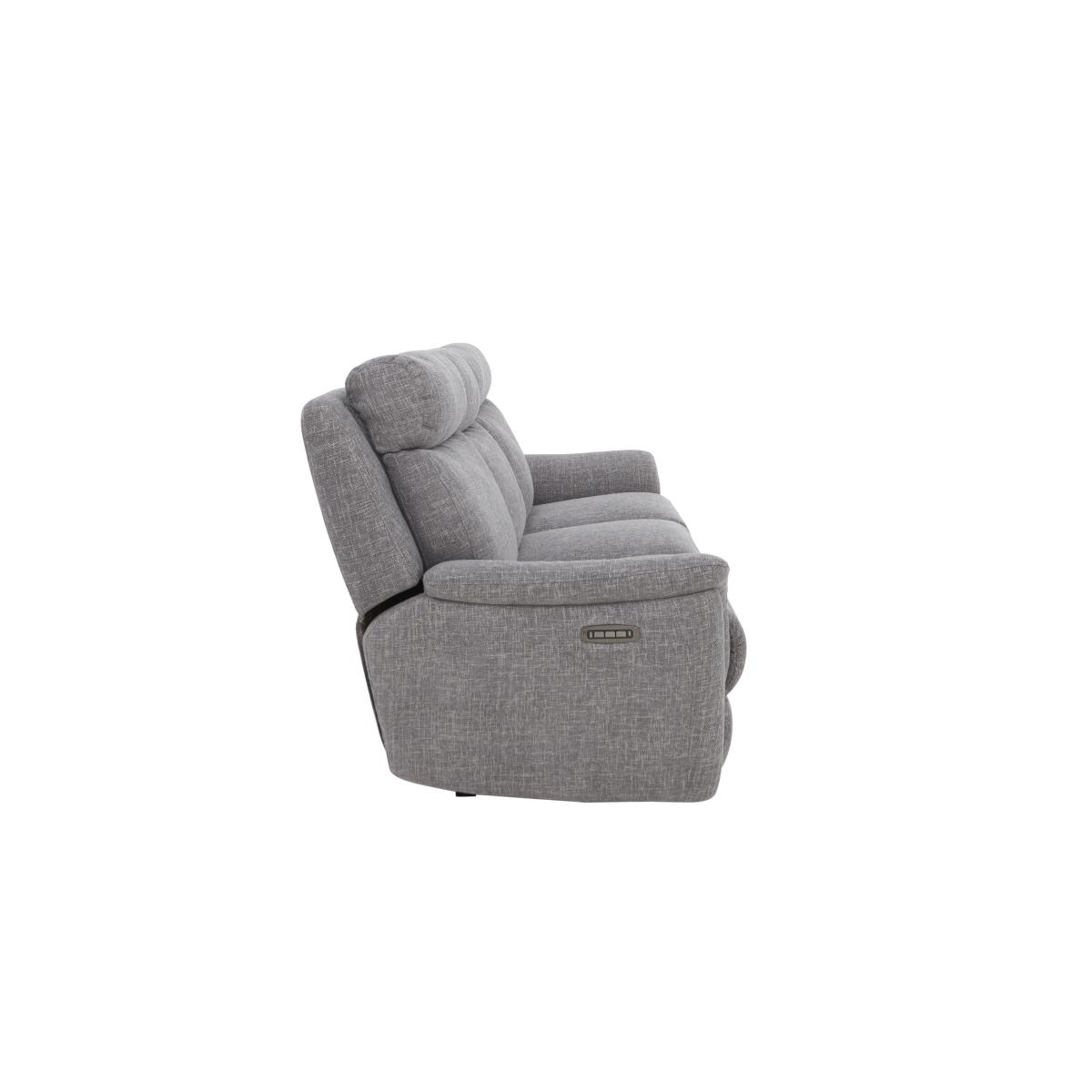 Orlando 3 Seater Fabric Sofa - Grey – image 9