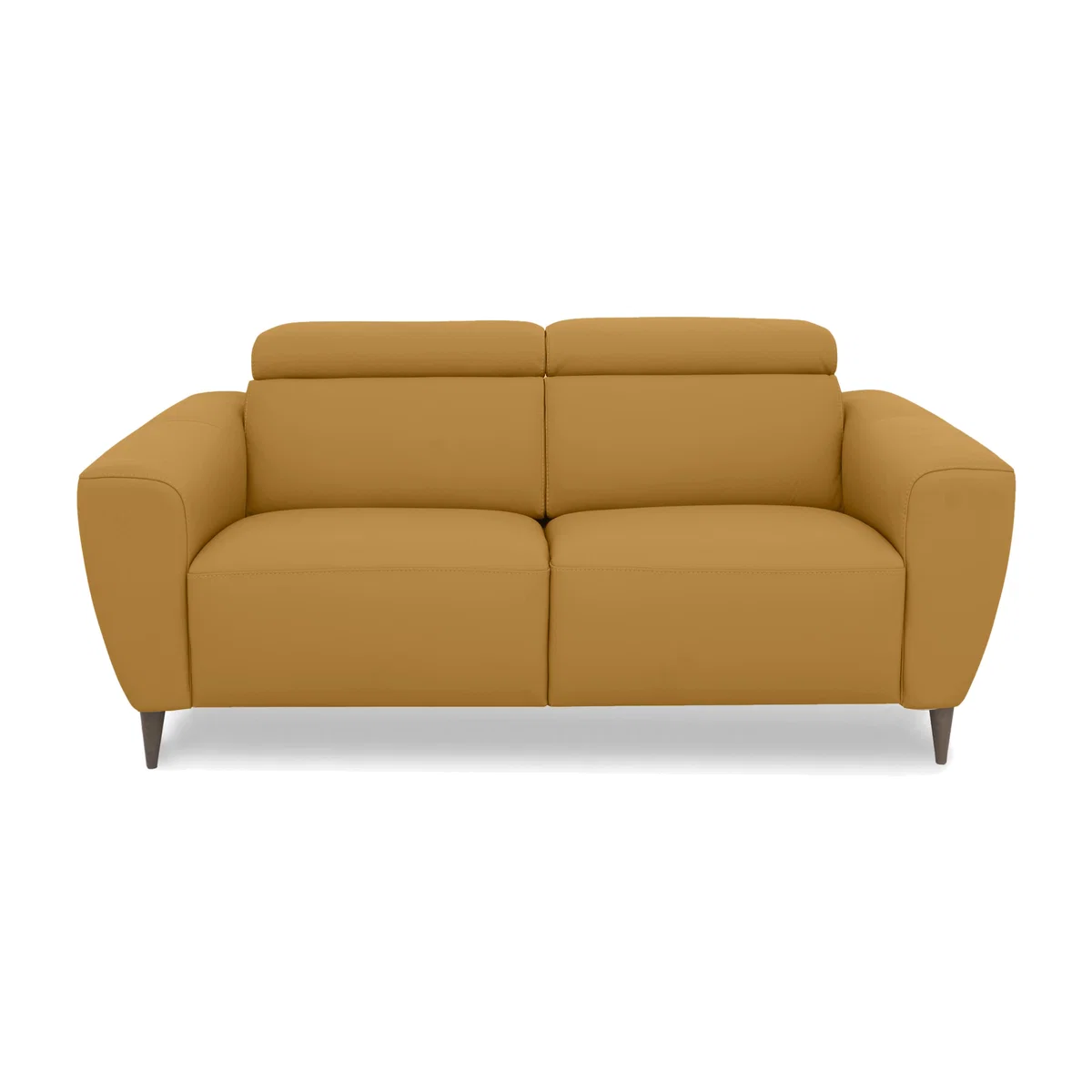Nicoletti Italia - Milano 2 Seater Leather Power Recliner Sofa - Torello Senape – image 1
