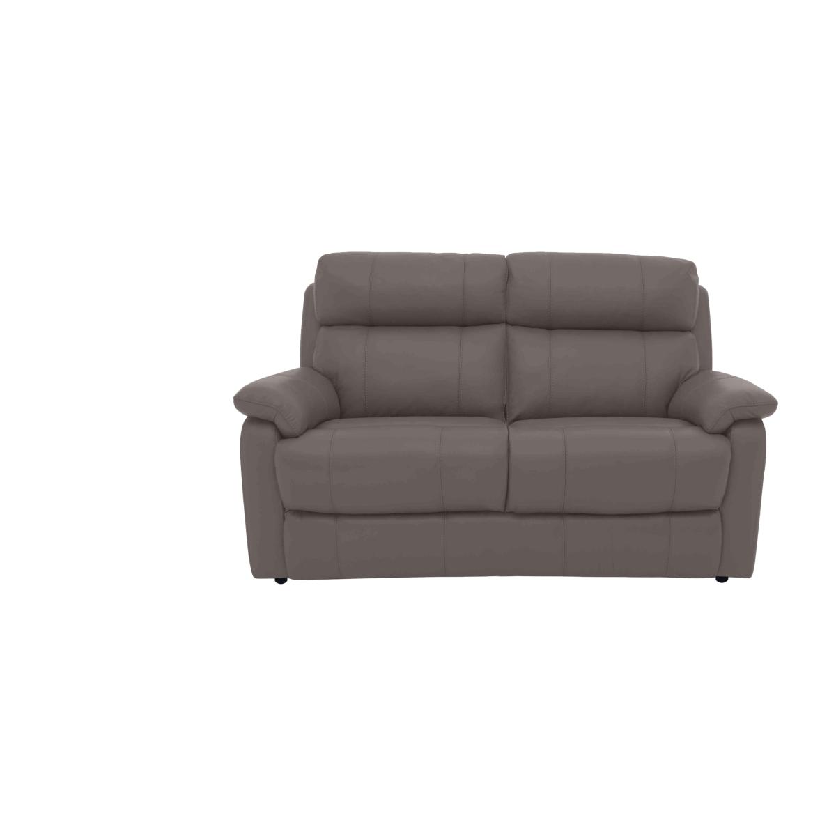 Relax Station Komodo 2 Seater NC Leather Sofa - NC Elephant – image 1